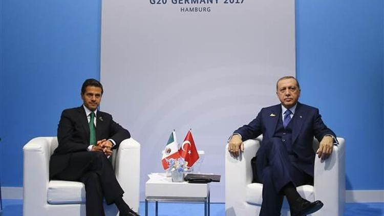 Cumhurbaşkanı Erdoğan, Meksika lideriyle görüştü