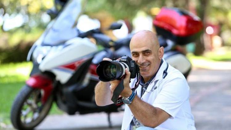 Doktorun motor ve fotoğraf tutkusu