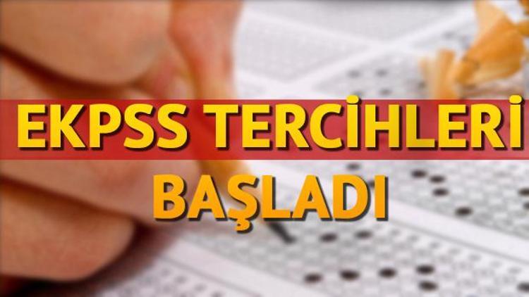 EKPSS Engelli Kamu Personeli alımı tercihleri başladı Kura çekilişi nasıl yapılacak