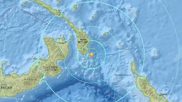 Papua Yeni Ginede 6.4 büyüklüğünde deprem