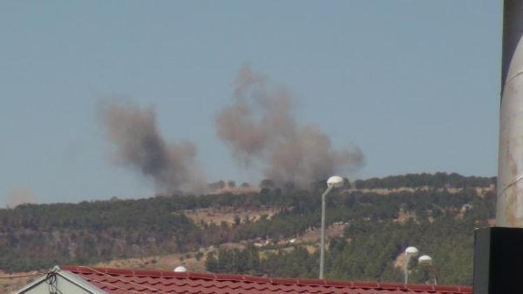 Suriyeden taciz ateş açılan PYD bölgesi vuruldu - fotoğraflar