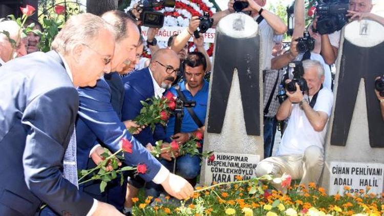 Rekortmen Kırkpınar ağasına, davullu-zurnalı karşılama