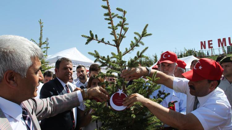 Şehitlerin adı ormanda yaşayacak