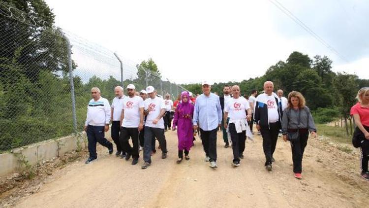 15 Temmuz şehitleri anısına yürüdüler