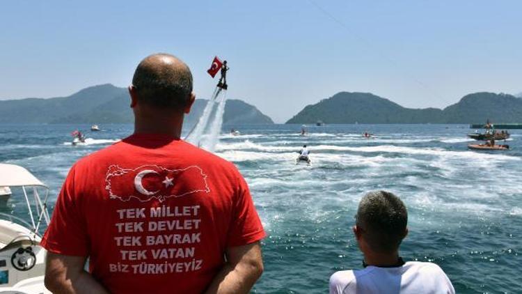 15 Temmuz şehitleri bisiklet yarışı Marmariste son buldu