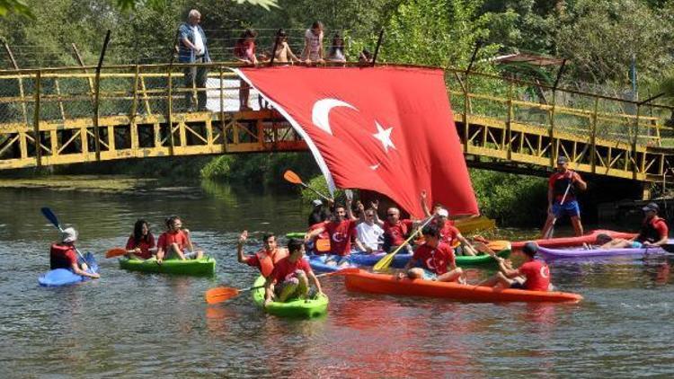 Kano safari yaparak 15 Temmuz Şehitlerini Andılar