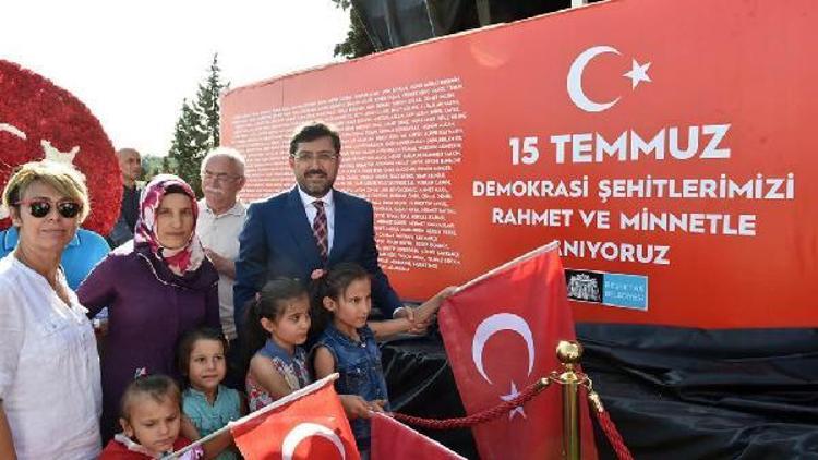 Beşiktaşa dev 15 Temmuz Demokrasi Anıtı