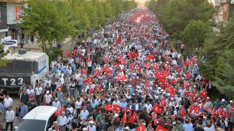 Diyarbakırda Milli Birlik yürüyüşü