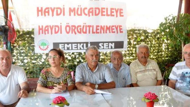 Antalyada emeklilere örgütlenme çağrısı