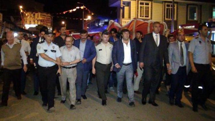 Pınarbaşında 15 Temmuz nöbeti