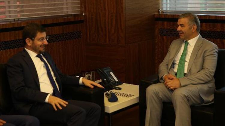 Borsa İstanbul Başkanı Karadağ, Başkan Çelik’i ziyaret etti