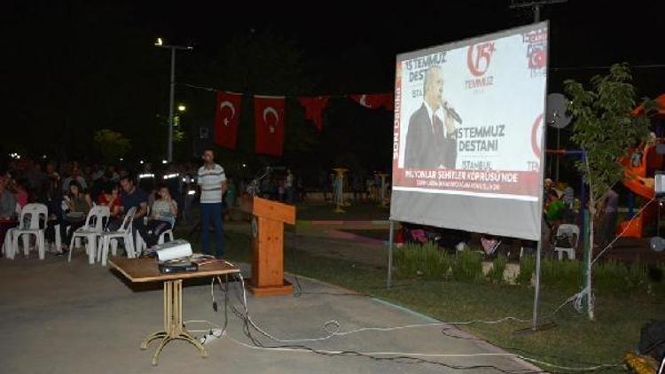 Kirazda 15 Temmuz anıldı