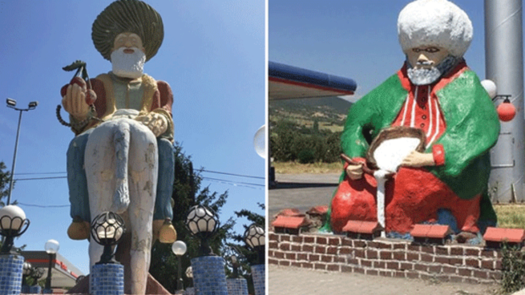 O heykeller belediye başkanını kızdırdı: Hocamızı küçültmeyelim