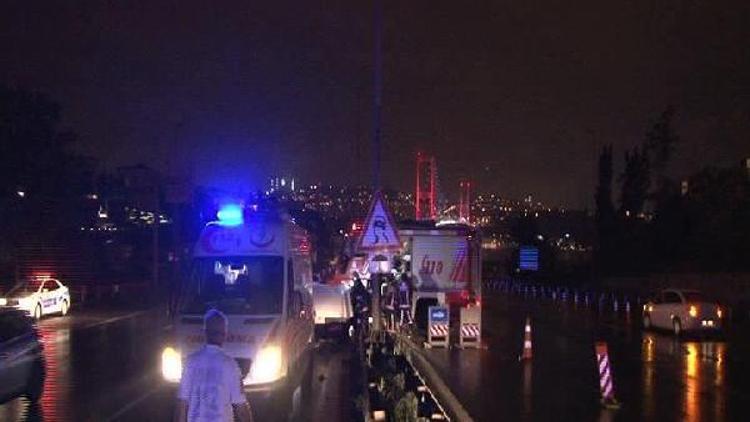 15 Temmuz Şehitler Köprüsünde trafik kazası: 2 yaralı