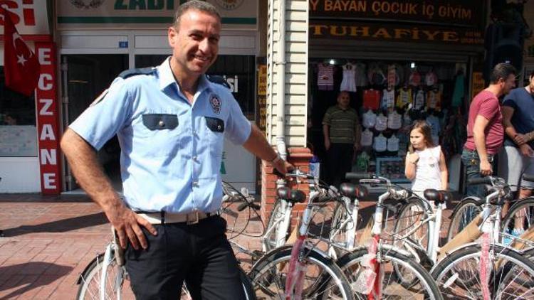 Çaycumada belediyeden 43 polise bisiklet