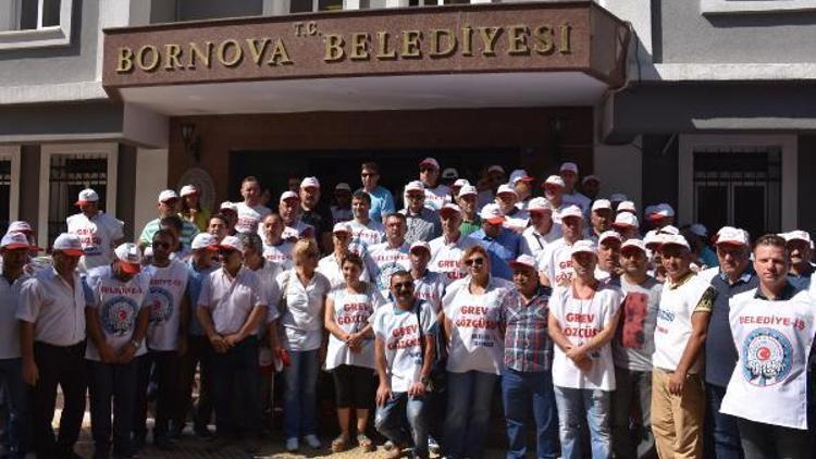 Bornova Belediyesi şirketi İZBAŞta grev başladı