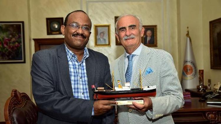 Sudan heyeti Başkan Yılmazı ziyaret etti