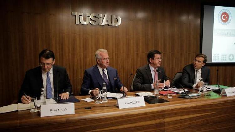 Ekonomi Bakanı Zeybekciden TÜSİAD ziyareti