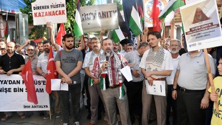 Antalyada Mescid-i Aksa eylemi