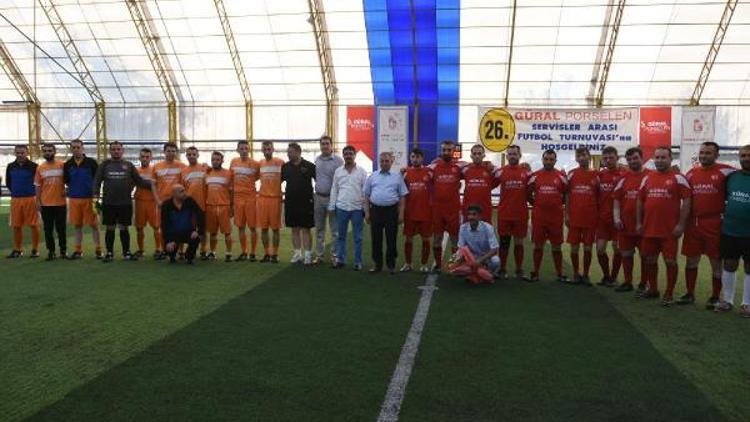 Güral Porselen Servislerarası futbol turnuvası başladı