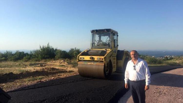 Hasanbaba’da asfaltlanıyor
