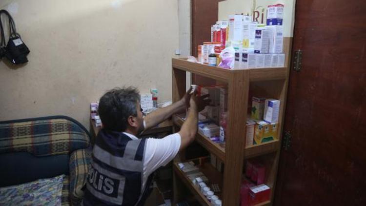 Mersinde Suriyeli bakkala ilaç baskını