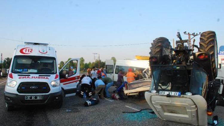 7 kişinin yaralandığı kazada kadın işçi hastanede öldü