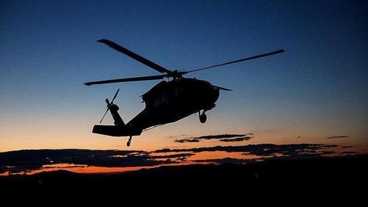 Alman helikopteri düştü: Pilotlardan haber alınamıyor