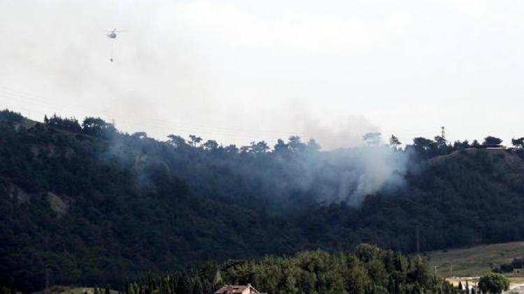Karabükte 500 metrekarelik orman yandı