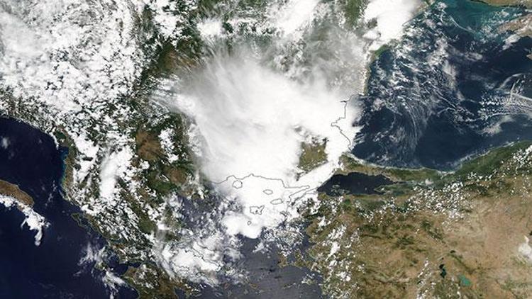 Fırtına Balkanlar’dan böyle geldi: ABD, 4 saat öncesinden gördü