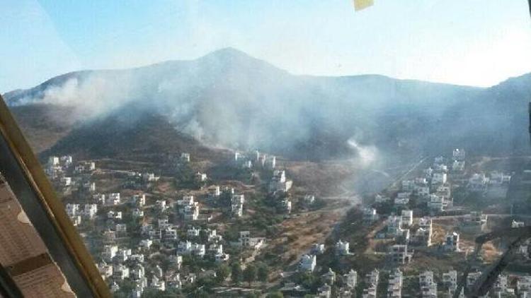 Kadıkalesindeki yangın korkuttu - ek fotoğraflar