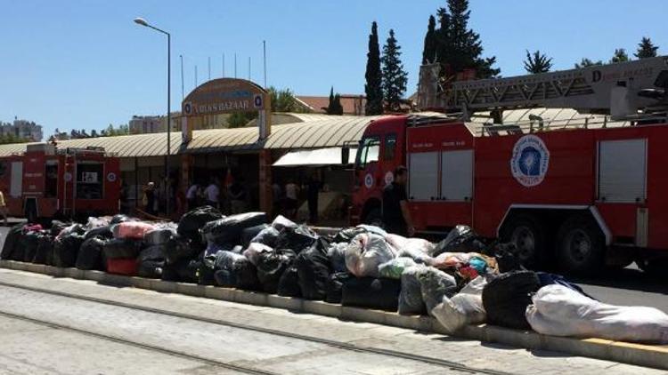 Antalya Festival Çarşısında yangın - ek fotoğraflar