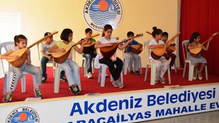 Akdenizde yaz kursları yoğun ilgi görüyor