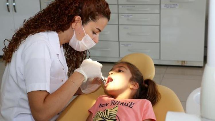 Çocuklara diş sağlığı hizmeti