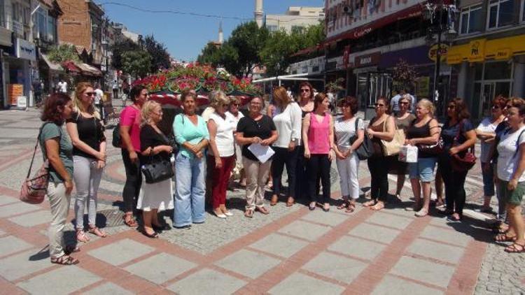 Edirnede kadınlardan müftülük nikahına tepki