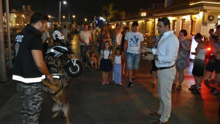 Marmaris Barlar Sokağında huzurlu eğlence denetimi