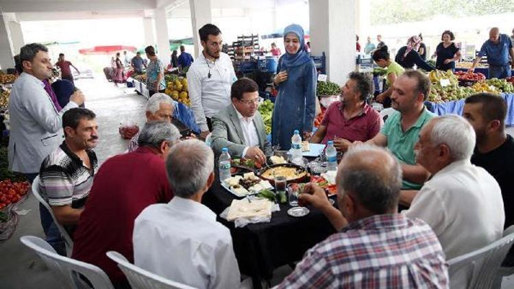 Servergazi kapalı pazaryeri hizmete girdi