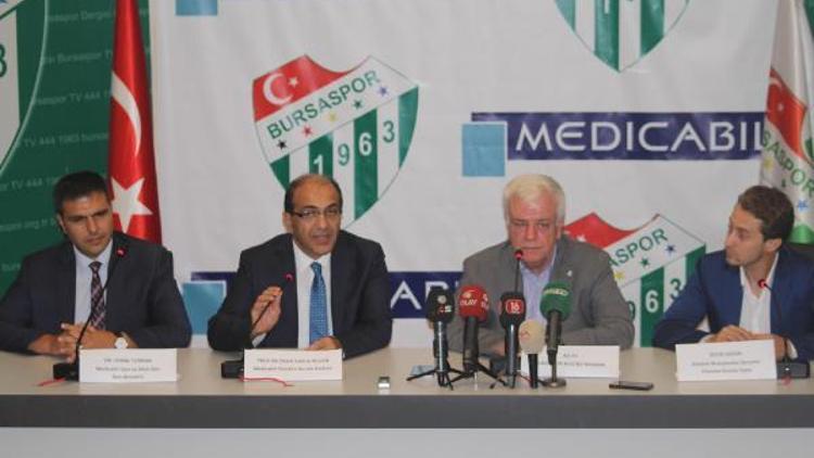 Bursaspor basketbol ve alt yapı takımlarına sağlık sponsoru