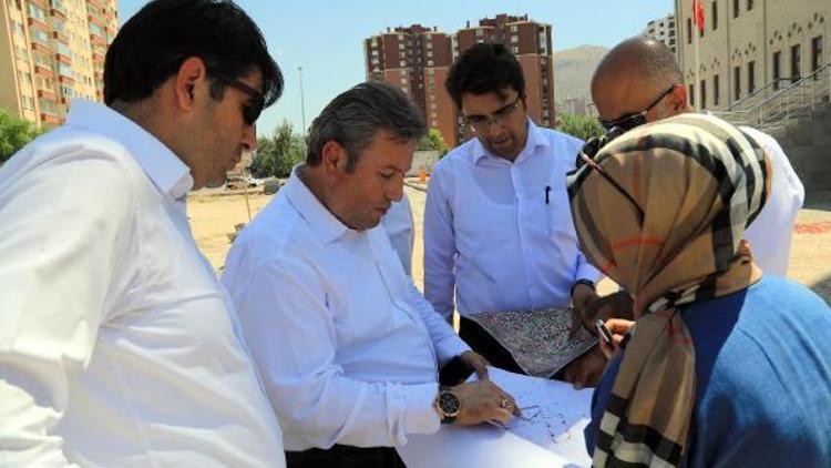 Talas Belediyesi cami peyzajını yapacak