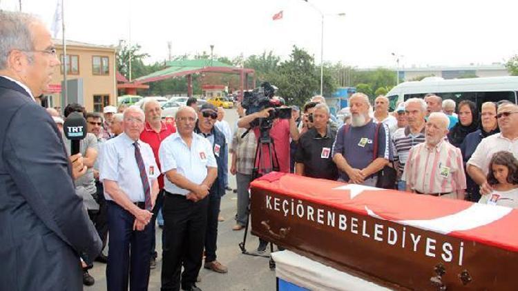 Atletizm efsanesi Şahiner, Ankarada son yolculuğuna uğurlandı