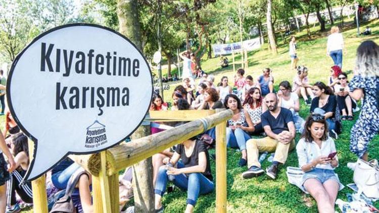 Maçka Parkı’nda kıyafet pikniği