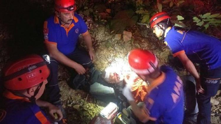 Uludağda düşerek yaralanan doktor, AFAD ekiplerince kurtarıldı