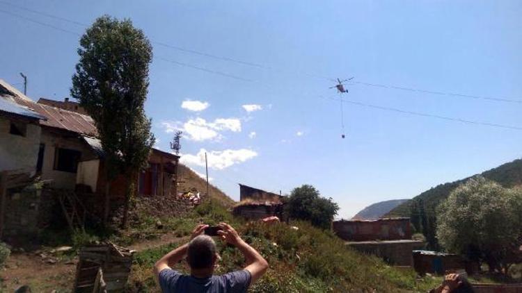 Erzurumda 20 ev ve 10 ahır yandı - Ek fotoğraflar