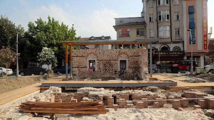 Sapancada tarihi hamam günyüzüne çıktı