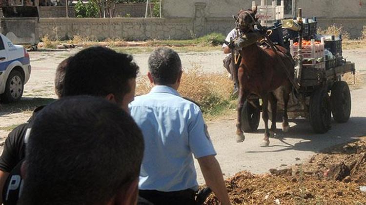 Önce kendisi sonra boğası... Polise böyle saldırdılar