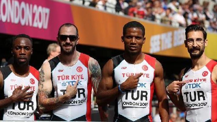 Dünya şampiyonaları tarihinde Türkiye 4x100 bayrak takımı ilk defa finale kaldı