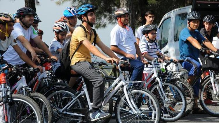 Başakşehirde pedallar sağlıklı nesil için çevrildi