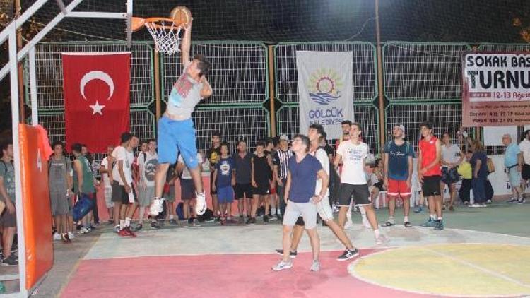 Gölcükte basketbol heyecanı