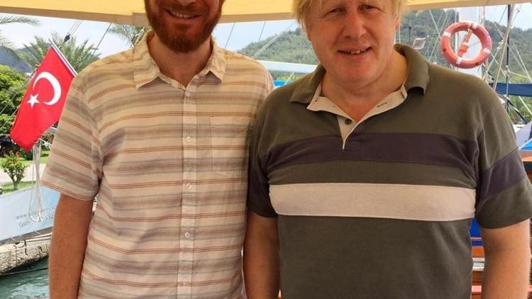 Boris Johnson Türkiyede tatilde