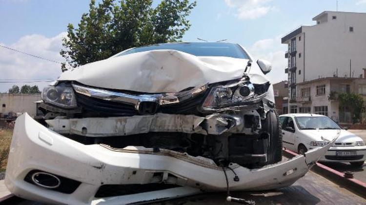 Çanakkalede kaza: 1 yaralı